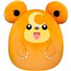 Pokémon Bandai Peluche Squishmallows 50 cm - Teddiursa - Grande peluche ultra morbido - Licenza ufficiale gigante peluche Teddiursa - JWS00051