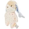 Sterntaler Peluche S coniglietto Hanni - piccolo peluche in morbido tessuto - giocattolo per bambini dalla nascita - fedele compagno con sonaglio da scoprire, coccole e giocare, rosa quarzo, 16 cm