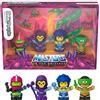 Little People Collector: Masters of the Universe - Guerrieri Diabolici, set in edizione speciale con 4 personaggi, Skeletor con il suo scettro Havoc, Evil-Lyn, Trap Jaw e Tri-Klop, 8+ anni, JKR64