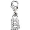 Depesche 11785-003 Charms Express Yourself - Ciondolo per collane e bracciali, Lettera B, Placcato Argento, Come Piccolo Regalo