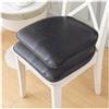 Generic Cuscino impermeabile per sedie da pranzo, in ecopelle, antiscivolo, con laccetti, disponibile in confezioni da 1/2/4