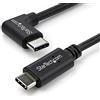 StarTech.com Cavo USB-C angolato destro, M/M, 1m, USB 2.0, Cavo Ricarica USB Tipo C