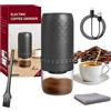 UCAMP Macina Caffè Elettrico, Portatile Coffee Grinder Ricaricabile con 40 Livelli External, Macinacaffè Elettrico per Espresso, Pour Over, French Press e Moka, Idee per Campeggio, Viaggi