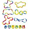EAVUYIS 6 Pezzi Tangle Fidget Toy Finger Decompression Fidget Twist Sollievo Dallo Stress Stimolare Silenzioso per I Bambini e Gli Adulti