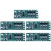 IMCCZONY 5 Pezzi 3-12 V Modulo di Luce LED Lampeggiante Rosso Blu Coppia Lampeggiante Adatto per Modello di Auto Bicicletta Veicolo Elettrico Luce di Sicurezza