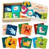 Atoylink Animali Memory Gioco per Bambini, 30 Pezzi Carte Memory per Bambini con 15 Coppie di Animali Diversi, Giochi in Legno, Giochi Educativi Regalo per Bambino Bambina 3 4 5 6 Anni
