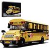 Mavo brix Set di Costruzioni Autobus Scolastico, Modello Educativo STEM, Compatibile con Lego, Autobus Giallo per il Trasporto Scolastico, Regalo per Adulti e Ragazzi 14+, 788 Pezzi