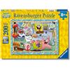 Ravensburger - Puzzle Spongebob, 200 Pezzi XXL - Puzzle Bambini 8 Anni, Collezione Spongebob, Giochi Educativi e Divertenti, Idee Regalo
