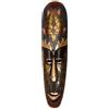Wogeka Maschera oro 50 cm tartaruga scudi legno maschera da parete fatta a mano animale Africa Maske26