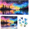 Ginfonr Puzzle Da 1000 Pezzi, Cielo stellato Puzzle per Adulti Rompicapo Impegnativo, Osservatore Giochi Di Puzzle per Tutta La Famiglia, Un Regalo Festivo per Gli Amici in Una Bella Confezione