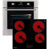 KKT KOLBE Set cottura autosufficiente, 60 cm, forno da incasso BO8810SS | piano cottura 59 cm CH5900RL | grill | aria calda | estratti telescopici | timer automatico | vetro di protezione dal calore |