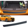 CDEFG Compatibile con Skoda Fabia 4 IV 2021-2025, protezione antigraffio per bagagliaio, autoadesiva, in fibra di carbonio, protezione paraurti posteriore, accessorio