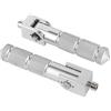 Shipenophy Pedali in alluminio Asta di supporto pieghevole 90 gradi, pedale per pezzi per ricambi auto per moto(Silver)
