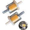 Xibao 2PCS Filtro Benzina Moto,Filtro Benzina,Sostituzione del Filtros,Filtros Carburante Universale 8 mm,Adatto a una Varietà di Veicoli e Macchine,Motociclette,Quadricipitanti,Barche,Scooter