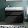 evineo ineo5 evo mobile La: 95 cm, 2 scomparti estraibili, con maniglia incassata, per lavabo Generit Renova Plan,, BE0991BM, ineo5 evo [Mobili da Bagno > Mobili Lavabo]