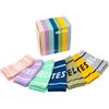 Velites - 7 paia di polsiere in tessuto: grigio, blu, verde menta, rosa, senape, oliva, viola - Unisex - Adulti attivi in campo sportivo - Ginnastica