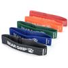BEAR GRIP Fasce di resistenza in tessuto per allenarsi, con codice colore, per esercizi di allenamento, gambe, glutei, squat, fitness a casa, yoga e pilates, 5 livelli di resistenza (multicolore
