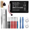 CELLONIC 1x Batteria per Navigatore GPS Compatibile con Garmin Edge 800, Edge 810, Edge Touring, KE37BE49D0DX3 - (1000mAh, 3.7V) + Set di strumento