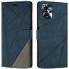SONWO Cover per Motorola Moto G13 / Moto G23 / Moto G53, Flip Caso in PU Pelle Case Cover Custodia con Slot per Schede e Supporto Stand per Moto G13 / Moto G23 / Moto G53, Blu