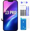 FTDLCD Schermo per iPhone 13 Pro 6,1 di ricambio FHD Display ad alta velocità di aggiornamento Touch Screen Digitizer e kit completo di riparazione