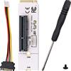 CENPEK NGFF M2 a PCI-e 4X 1X Slot Riser Card M Key M.2 2260 2280 SSD Port to PCIE Adapter Moltiplicatore per BTC Miner Mining