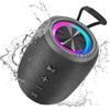 SENXINGYAN Cassa Bluetooth Portatile, Altoparlante Bluetooth 5.3 Bassi Speaker con Luce LED Colorata, 16 Ore di Riproduzione Impermeabile IPX6 SupportaTF, FM, USB, AUX per Casa, Ciclismo, Esterno, Doccia