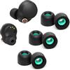 YieJoya Auricolari in memory foam per Sony WF-1000XM4, ricambio Sony Ear Piece Foam Tips per WF-1000XM4 Fit Charging Case (superficie opaca, 3 paia, M)
