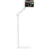 Niumowa Supporto Tablet Regolabile 360° in Alluminio Bianco per 4.7-13