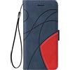 SEAHAI Cover per Oppo Reno 10 5G / Oppo Reno 10 PRO 5G, Ultra Sottile Custodia Premium PU Pelle Portafoglio Kickstand Slot per Schede Antiurto Flip Cover Libro - Blu