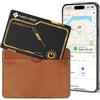 NOVOO Air Tag Card Wallet Tracker Card compatibile con Apple Find My (solo iOS) Bluetooth Tracker per bagagli, trova chiavi, finder per chiavi, valigie, passaporti Smarttag, 6 anni di durata della