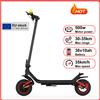 WILDSTRIDE Monopattino Elettrico con Batteria 36V10Ah, Velocità 35km/h, Autonomia 35KM, Pneumatici da 10 Pollici, Motore 500W, per Adulti, Carico Massimo 120kg