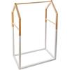 ATMOSPHERA CREATEUR D'INTERIEUR - Appendiabiti per bambini Maison in legno bianco 60x100cm