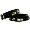 Astile Dog Gear Staffordshire Bull Terrier - Collare in pelle nodo classico, marroni, lunghezza 61 cm