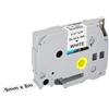 Yowell 1X Compatibile con Brother P-Touch Nastri 9 mm Bianco TZE 221 TZe-221 9 mm x 8 m, Compatibile per Brother P Touch Nastro TZ Tape 9 mm 0,35 TZe221 per Ptouch H105 H100LB H107B 900 1000 1280