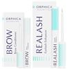 ORPHICA Brow & Realash Set - Siero per ciglia 3 ml + Siero per sopracciglia 4 ml - Crescita Intensiva Lash Serum Booster, Siero Allungante - Conditioner con Peptidi Attivi