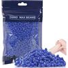LIBAIDZ 100g Ceretta Brasiliana Perle,Cera Brasiliana Professionale,Cera Depilatoria a Caldo Professionale,per Uomo e Donna Depilazione(Blu)