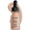 NYX Professional Makeup Fondotinta Total Control Pro Drop, Dosaggio preciso, Copertura personalizzabile e modulabile, Formula vegana, Finish come una seconda pelle, 13 ml, Tonalità: Porcelain