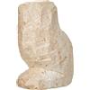 Honsell 79213 - Statuetta in pietra ollare con gufo grezzo, ca. 10 cm di altezza, per lavorare con raspa e lima, ideale anche per bambini, colorato.