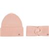 Calvin Klein Donna Set Regalo CK Metal Beanie & Headband Berretto in Maglia e Fascia, Rosa (Petal Blush), Taglia Unica