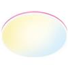 WiZ Plafoniera Smart Arca WiFi, Dual Zone, Dimmerabile, Luce Centrale Bianca Dinamica, Luce Laterale Colorata, 22W, Bianco, Tecnologia SpaceSense, Controllo Vocale (Alexa, Apple HomeKit, Google Home)