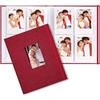 Vienrose Mini Polaroid Album Fotografico Libro 104 Tasche 86 x 54 mm Immagini per Fujifilm Instax Mini 9 11 12 25 26 40 50s 90 Evo Z2300 Fotocamera Istantanea, Polaroid Snap Rosso 1 Confezioni