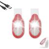 Yuragim Luce notturna per infermieristica, 2 pezzi LED clip lampada USB ricaricabile torcia elettrica clip su vestiti, luce di sicurezza a LED, mini luce notturna per infermiere, accessori per la cura