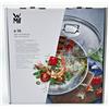 WMF Macao wok a induzione 2 pezzi, padella wok 36 cm con coperchio in vetro