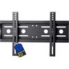 EDBAK supporto a parete per 32-43 pollici, supporto per TV, VESA da 100x100 a 400x300 mm, schermi fino a 60 kg, per televisori
