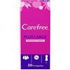 Carefree Plus Large senza profumo Proteggilip (20 pezzi), protezione traspirante e con nucleo super assorbente senza profumi, protegge slips larghi e discreti