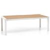 SalMar Tavolo Alluminio Allungabile Santorini 163/223x95 cm Bianco di Salmar