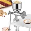 Moongiantgo Macina Cereali Manuale Acciaio Inossidabile, Finezza di Macinatura Regolabile, Design a Manovella & Eorsetto da Tavolo, φ105mm Tramoggia Grande, Per Noci, Caffè, Semi, Mais, Spezie e Altro
