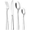 Otto Koning - Leipzig - Set di posate 32 pezzi, in acciaio inox - lucidato a specchio, spessore 3mm. Un set di posate per 8 persone dal design moderno e semplice