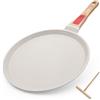 RANX INGST Crepiera 30 cm con Manico Rimovibile, Bianco
