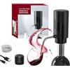 LATRAT Versatore elettrico per aeratore per vino ricaricabile 3 in 1 automatico, Decanter per vino automatici intelligenti, vino Con tappo